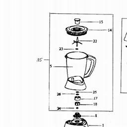 Black & Decker BX600 Type 1 Blender Spare Parts - Part Shop Direct