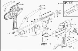 CG100 Type 1 Spares and Parts for Black Decker CG100 CAULK GUN