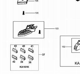 KA161 Type 1 Spares and Parts for Black & Decker KA161 SANDER (Orbital  Sanders) - Power Tool Spares