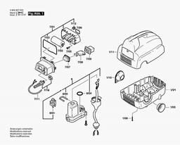 0 600 807 042 Spares and Parts for Bosch High Pressure Cleaner AHR