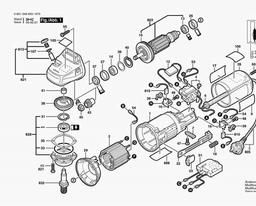 0 601 348 603 Spares For Bosch Angle Grinder Gws 9 125 C Angle Grinders Power Tool Spares