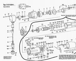 0 601 529 034 Spares and Parts for Bosch Nibbler 1529 Nibblers