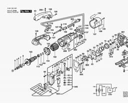 0 601 581 667 Spares and Parts for Bosch Orbital Jigsaw 1581 AVS