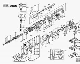 0 601 584 684 Spares and Parts for Bosch Orbital Jigsaw 1584 AVS