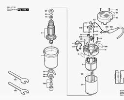 0 601 617 139 Spares and Parts for Bosch Router 1617 Routers