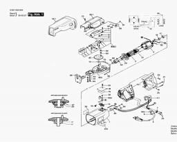 0 601 632 834 Spares and Parts for Bosch Reciprocating Saw 1632 VS