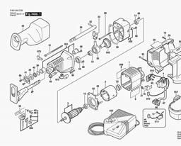 0 601 644 C43 Spares and Parts for Bosch Reciprocating Saw 1644 24