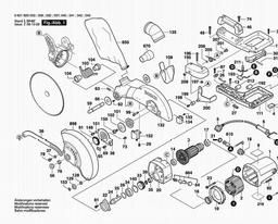 0 60120 032 Spares For Bosch Slide Mitre Saw Gcm 10 Special Saws