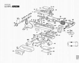 0 603 270 039 Spares and Parts for Bosch Belt Sander 3270D BELT