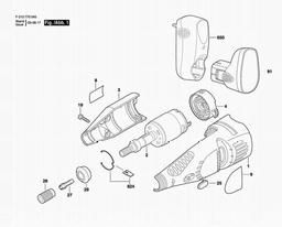 F 013 770 045 Spares and Parts for Dremel 7700 Multi Cordless