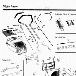 Victa best sale razor mower