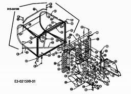 Grass bag MTD009162 Spares and Parts for LAWNFLITE 603 Lawn tractors Power Tool Spares