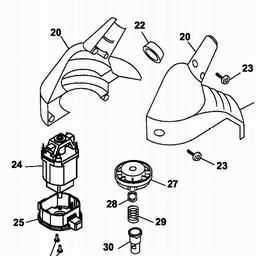 Electric Motor Spool And String Mtd003856 Spares For Wolf