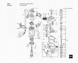 72704612360 Spares and Parts for Fein JCM 200 auto (60Hz, 120V