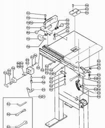 CB75F Spares and Parts for Hitachi CB75F (Band Saw) - Power Tool