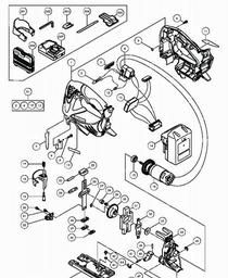 CJ18DSL Spares and Parts for Hitachi CJ18DSL Jig Saw Power