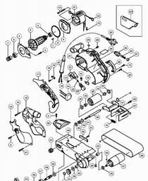 SB10V2 Spares and Parts for Hitachi SB10V2 (Belt Sander) - Power
