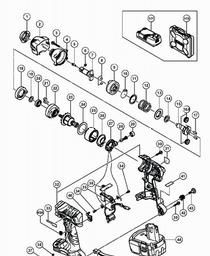 WR18DL Spares and Parts for Hitachi WR18DL Impact Wrench Power Tool Spares