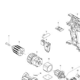 Dhp482 makita схема